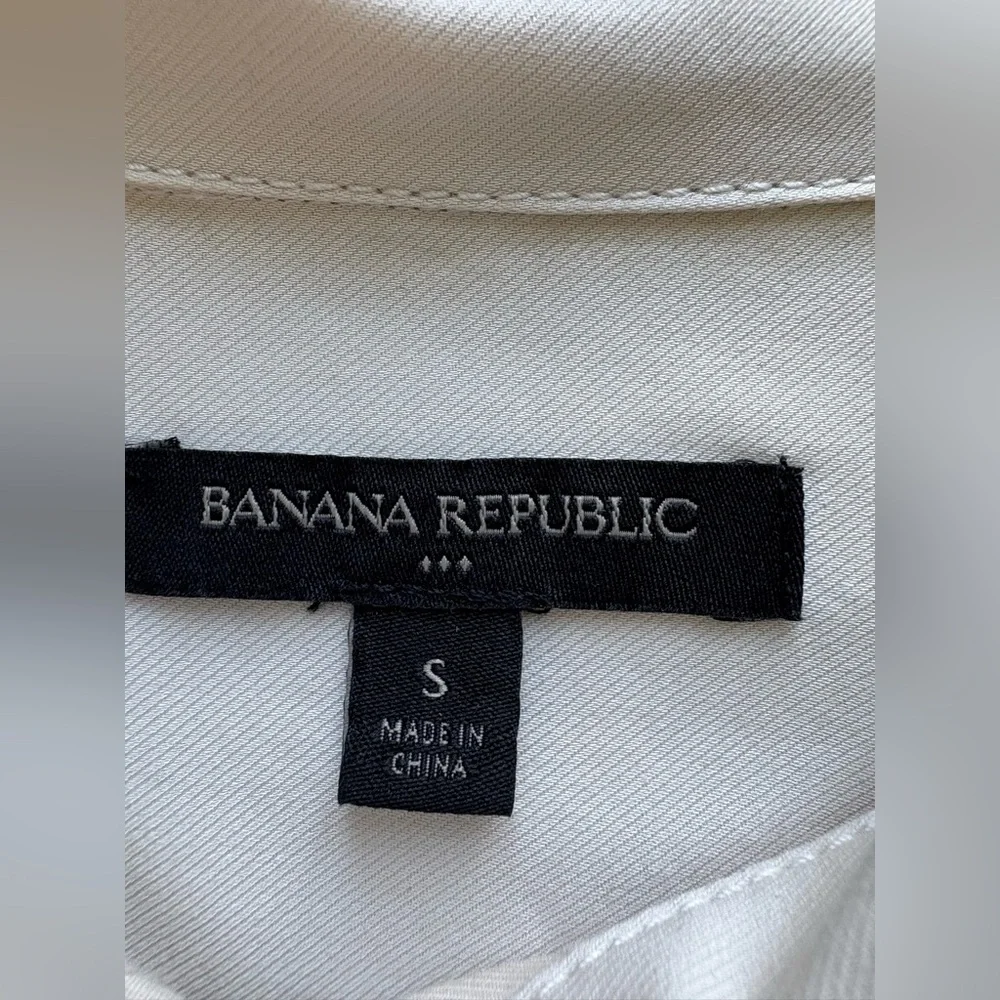 Banana Republic Kakhi Shirttail Dress - Size Small - Picture 11 of 16